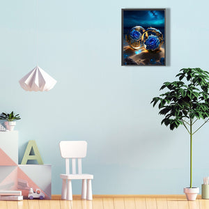 Rose Ring 30*40CM(Canvas) Full Round Drill Diamond Painting