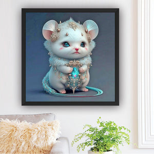 Zodiac Rat 30*30CM(Canvas) Full Square Drill Diamond Painting