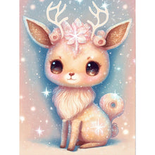 Load image into Gallery viewer, Dreamlike Cartoon Sika Deer 30*40CM(Canvas) Full Round Drill Diamond Painting
