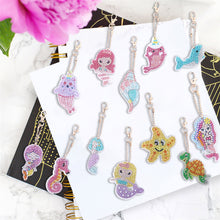 Load image into Gallery viewer, Acrylic Diamond Art Keychains Handmade DIY Craft Hanging Ornament (AA1219)
