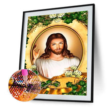 Load image into Gallery viewer, Jesus 30*40CM(Canvas) Full Round Drill Diamond Painting
