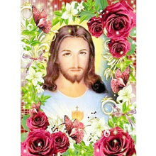 Load image into Gallery viewer, Jesus 30*40CM(Canvas) Full Round Drill Diamond Painting
