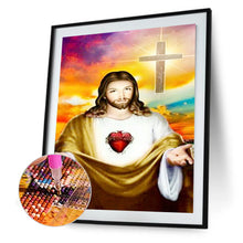 Load image into Gallery viewer, Jesus 30*40CM(Canvas) Full Round Drill Diamond Painting
