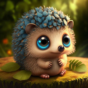 Hedgehog 35*35CM(Canvas) Full Round Drill Diamond Painting