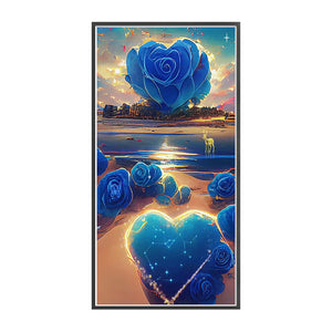 Huancan - Dream Beach - 32*53CM 11CT 3 Stamped Cross Stitch