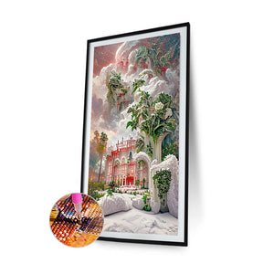 Ice And Snow Rose Palace 45*70CM(Canvas) Full Round Drill Diamond Painting