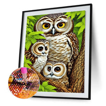 Load image into Gallery viewer, Brown Owl 30*40CM(Canvas) Full Round Drill Diamond Painting
