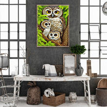 Load image into Gallery viewer, Brown Owl 30*40CM(Canvas) Full Round Drill Diamond Painting
