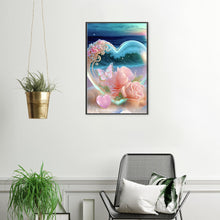 Load image into Gallery viewer, Huancan - Roses On The Beach - 42*60CM 11CT 3 Stamped Cross Stitch
