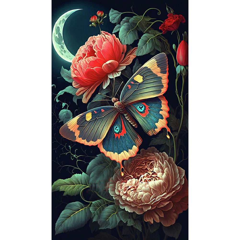 Garden Ladybug 40*70CM(Canvas) Full Round Drill Diamond Painting
