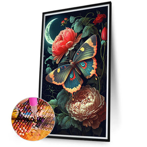 Garden Ladybug 40*70CM(Canvas) Full Round Drill Diamond Painting