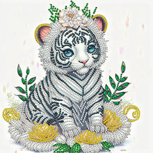 Load image into Gallery viewer, Cartoon Version Of The Zodiac Tiger 30*30CM(Canvas) Partial Special Shaped Drill Diamond Painting
