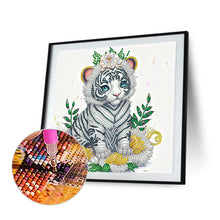 Load image into Gallery viewer, Cartoon Version Of The Zodiac Tiger 30*30CM(Canvas) Partial Special Shaped Drill Diamond Painting
