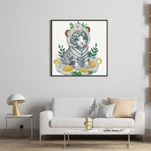 Load image into Gallery viewer, Cartoon Version Of The Zodiac Tiger 30*30CM(Canvas) Partial Special Shaped Drill Diamond Painting
