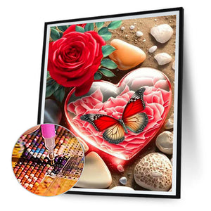Butterfly 30*40CM(Canvas) Full Round Drill Diamond Painting