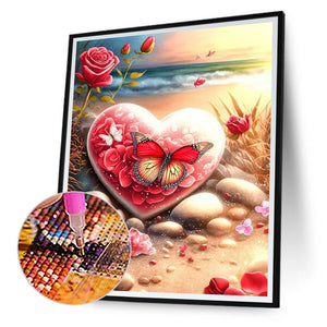 Butterfly 30*40CM(Canvas) Full Round Drill Diamond Painting