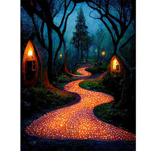 Load image into Gallery viewer, Path In The Woods 30*40CM(Canvas) Full Round Drill Diamond Painting
