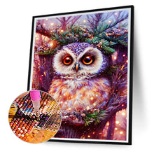 Load image into Gallery viewer, Owl On A Branch 30*40CM(Canvas) Full Round Drill Diamond Painting
