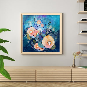 Ocean Weeds 35*35CM(Canvas) Full Round Drill Diamond Painting