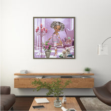 Load image into Gallery viewer, Cartoon Girl 30*30CM(Canvas) Full Round Drill Diamond Painting
