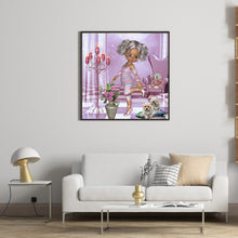 Load image into Gallery viewer, Cartoon Girl 30*30CM(Canvas) Full Round Drill Diamond Painting
