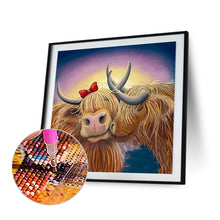 Load image into Gallery viewer, Yak Pair 40*40CM(Canvas) Full Round Drill Diamond Painting
