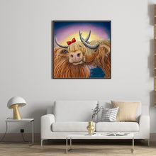 Load image into Gallery viewer, Yak Pair 40*40CM(Canvas) Full Round Drill Diamond Painting
