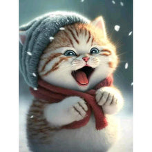 Load image into Gallery viewer, Cute Cat 30*40CM(Canvas) Full Round Drill Diamond Painting
