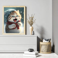 Load image into Gallery viewer, Cute Cat 30*40CM(Canvas) Full Round Drill Diamond Painting
