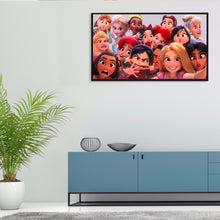 Load image into Gallery viewer, Disney Princess Photo 70*40CM(Canvas) Full Round Drill Diamond Painting
