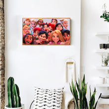 Load image into Gallery viewer, Disney Princess Photo 70*40CM(Canvas) Full Round Drill Diamond Painting
