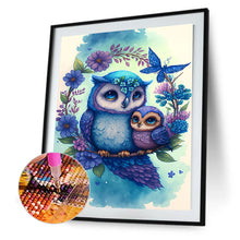 Load image into Gallery viewer, Owl 30*40CM(Canvas) Full Round Drill Diamond Painting
