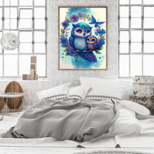 Load image into Gallery viewer, Owl 30*40CM(Canvas) Full Round Drill Diamond Painting
