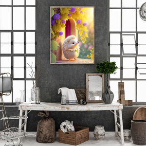 Hedgehog 30*40CM(Canvas) Full Round Drill Diamond Painting