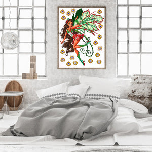 Fairy 30*40CM(Canvas) Partial Special Shaped Drill Diamond Painting