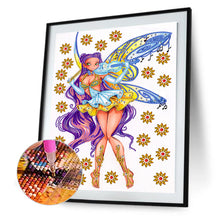 Load image into Gallery viewer, Fairy 30*40CM(Canvas) Partial Special Shaped Drill Diamond Painting

