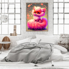 Load image into Gallery viewer, Pink Fox Fantasy 30*40CM(Canvas) Full Round Drill Diamond Painting
