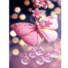 Load image into Gallery viewer, Fantasy Butterfly Wind Chime 30*40CM(Canvas) Full Round Drill Diamond Painting
