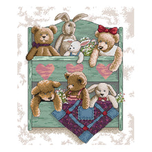 Load image into Gallery viewer, Joy Sunday - Plush Toy - 36*44CM 14CT 2 Stamped Cross Stitch
