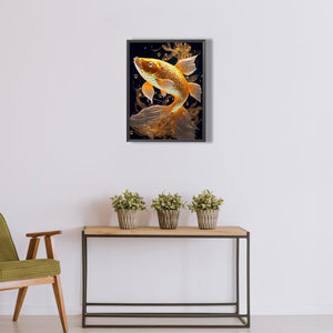 Koi Fish 30*40CM(Canvas) Full Round Drill Diamond Painting
