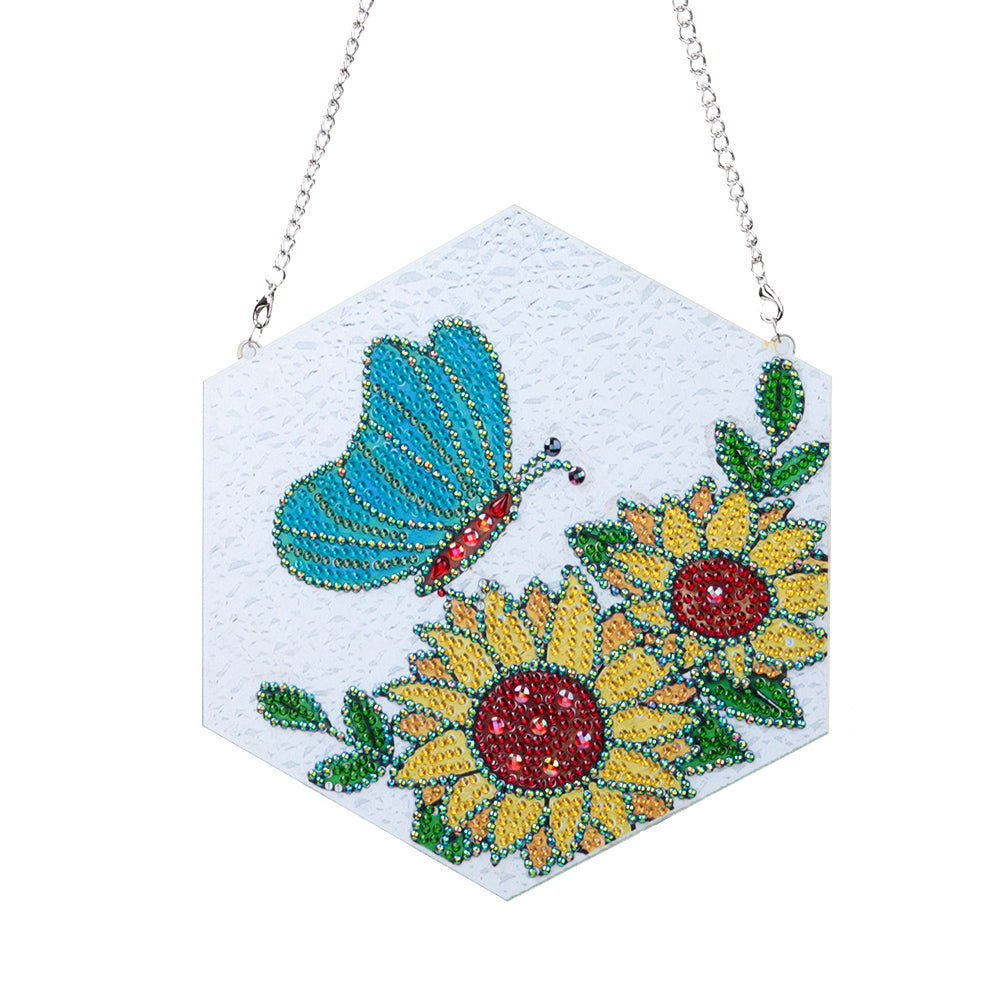DIY Crystal Diamond Pendant Single-sided Paint by Number for Gift (MP003)