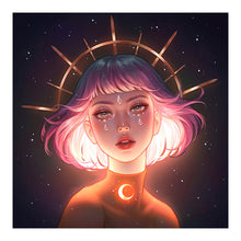 Load image into Gallery viewer, Girl 40*40CM(Canvas) Full Round Drill Diamond Painting
