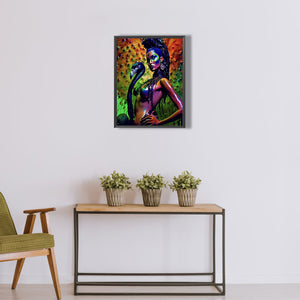 Beauty And The Beast 30*40CM(Canvas) Full Round Drill Diamond Painting