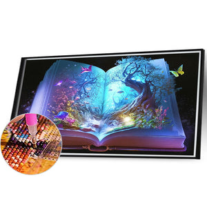 Magical Book 40*30CM(Canvas) Full Round Drill Diamond Painting