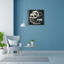 Load image into Gallery viewer, Elephant Yin-Yang Diagram 30*30CM(Canvas) Full Square Drill Diamond Painting
