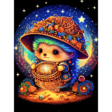 Load image into Gallery viewer, Magical Journey Of A Cat And Hedgehog 30*40CM(Canvas) Full Round Drill Diamond Painting
