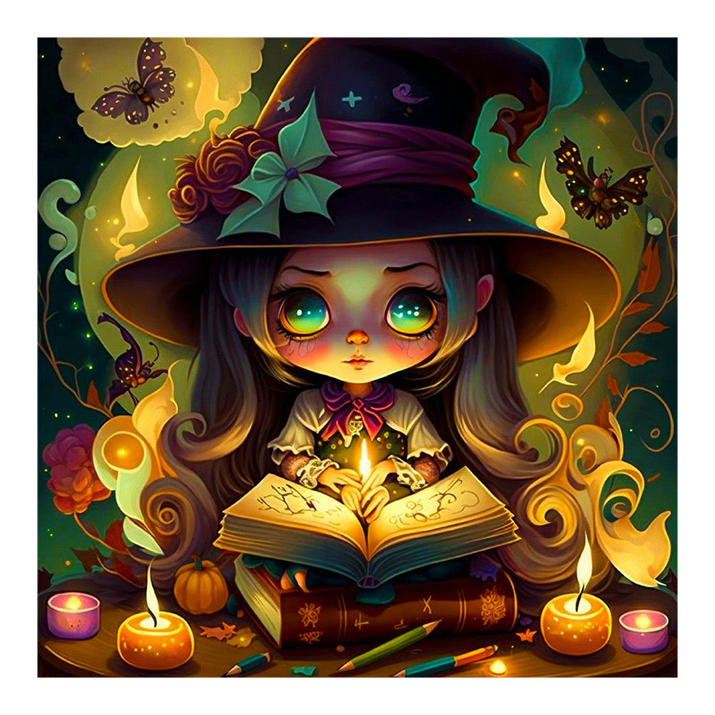 Elf Girl 40*40CM(Canvas) Full Round Drill Diamond Painting