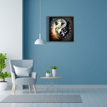 Load image into Gallery viewer, Taichi Wolf Painting 30*30CM(Picture) Full Square Drill Diamond Painting
