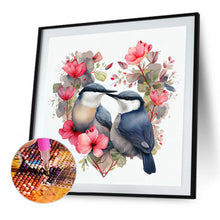 Load image into Gallery viewer, Birds In A Heart-Shaped Nest 30*30CM(Canvas) Full Round Drill Diamond Painting
