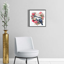 Load image into Gallery viewer, Birds In A Heart-Shaped Nest 30*30CM(Canvas) Full Round Drill Diamond Painting
